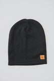 ADULT SLOUCHY BEANIE - BLACK KNIT - Flynn Jaxon